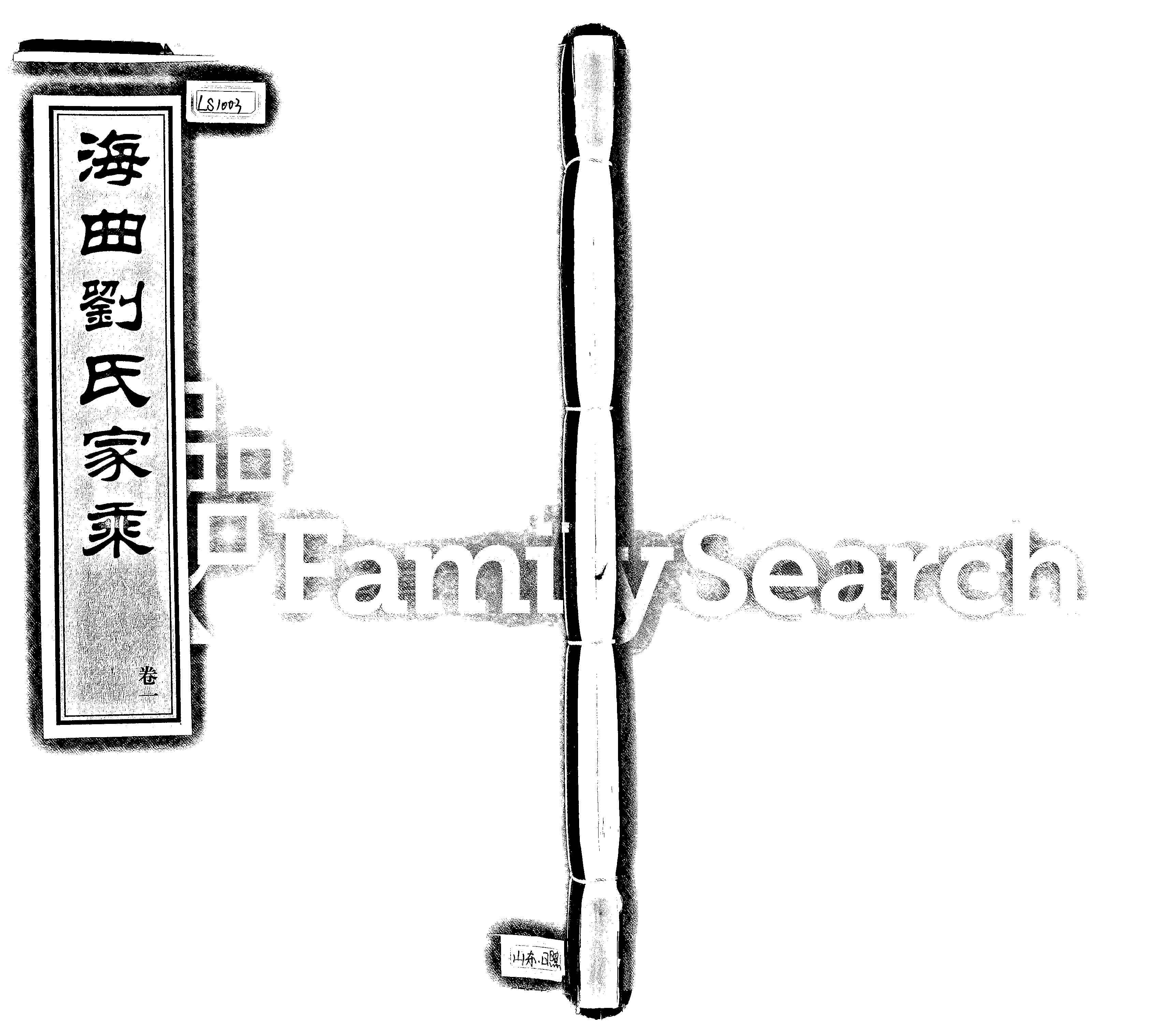 家谱第一张图片