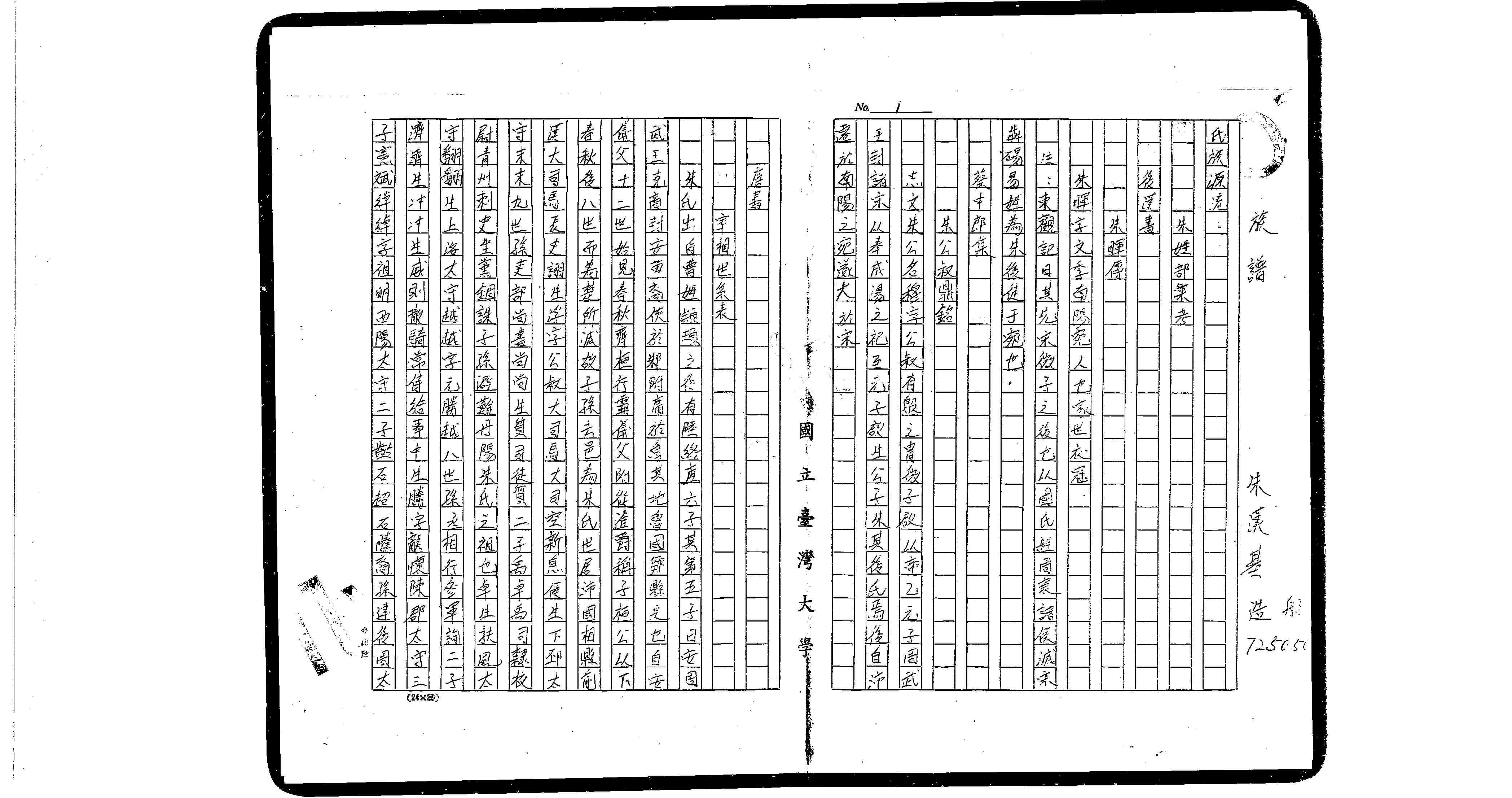 家谱第一张图片