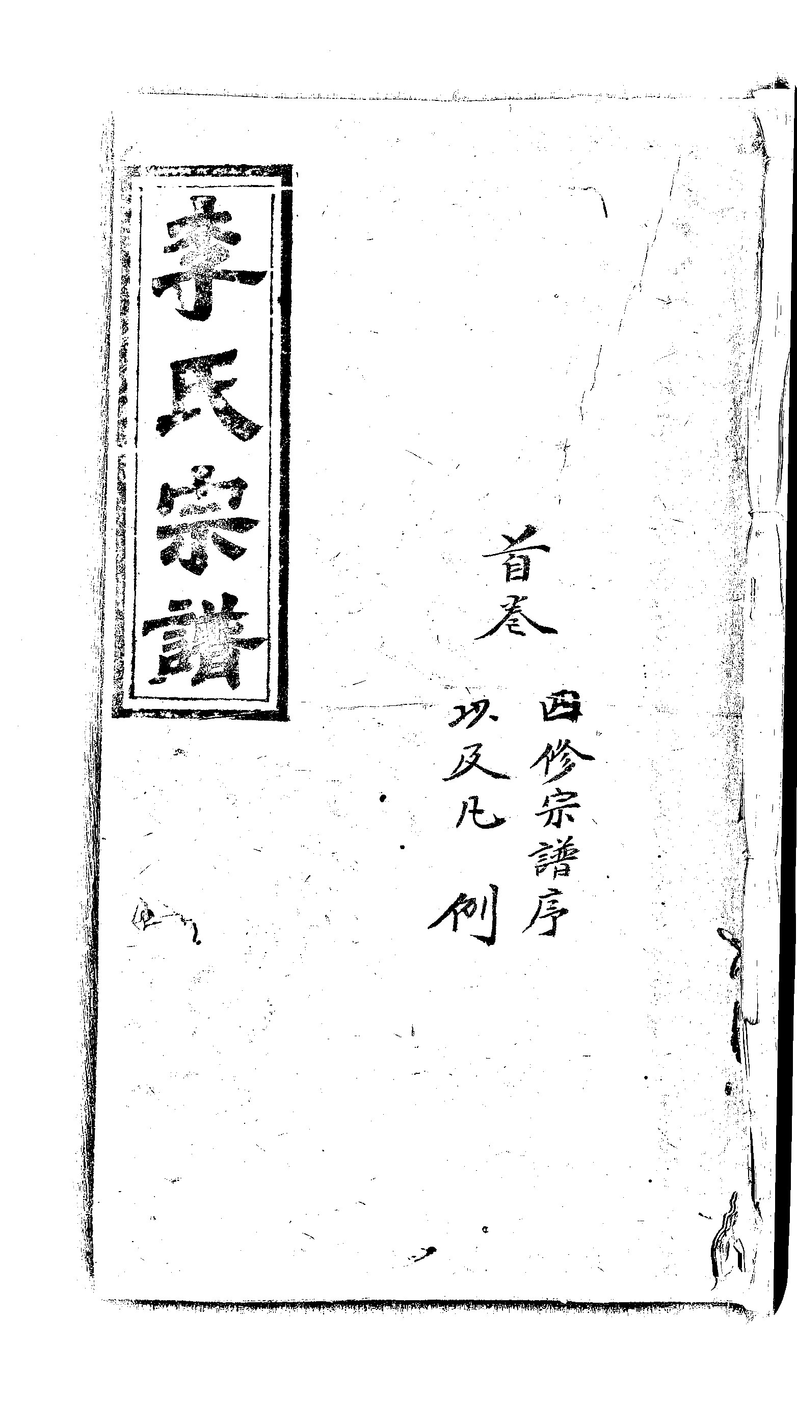 家谱第一张图片