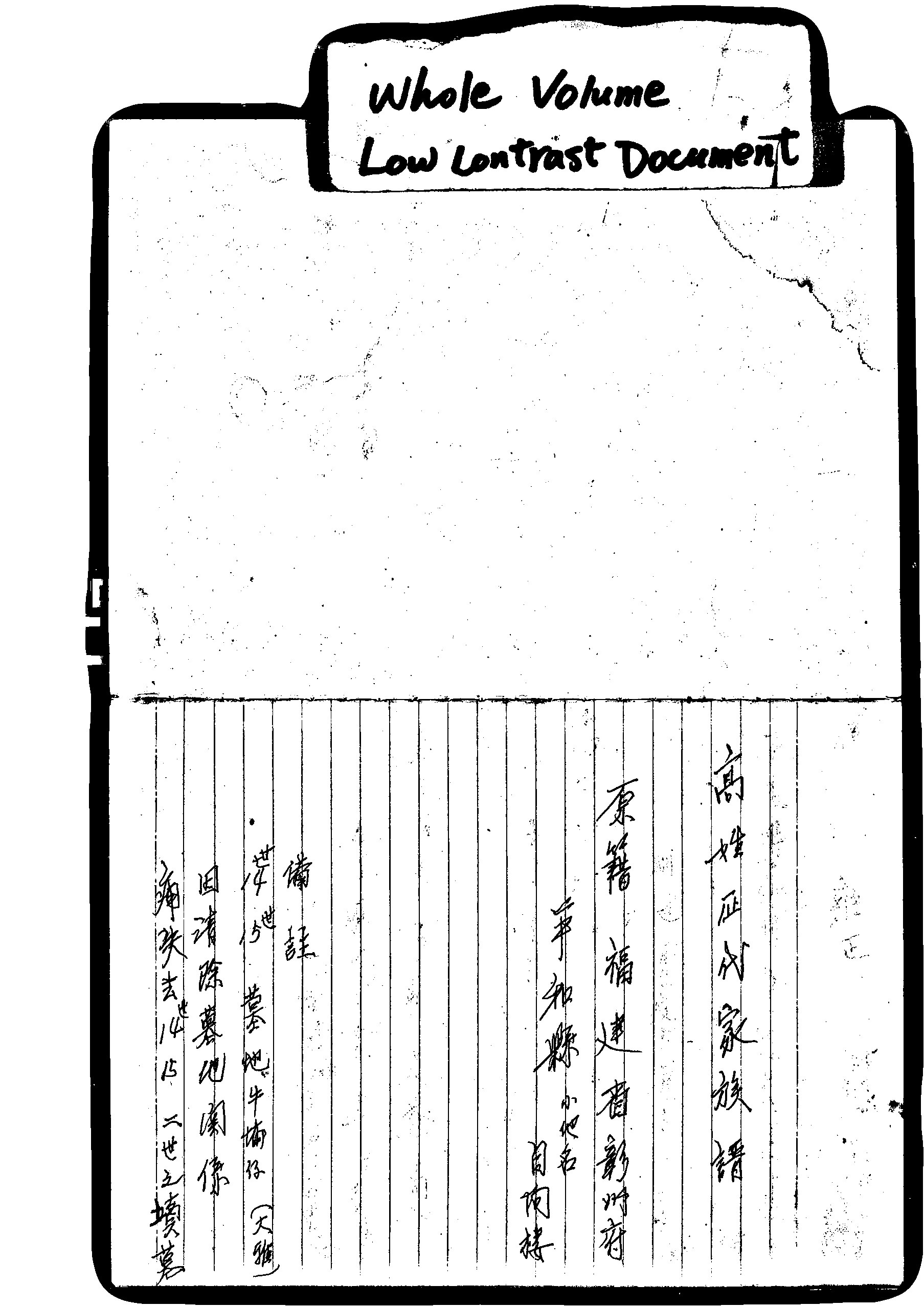 家谱第一张图片