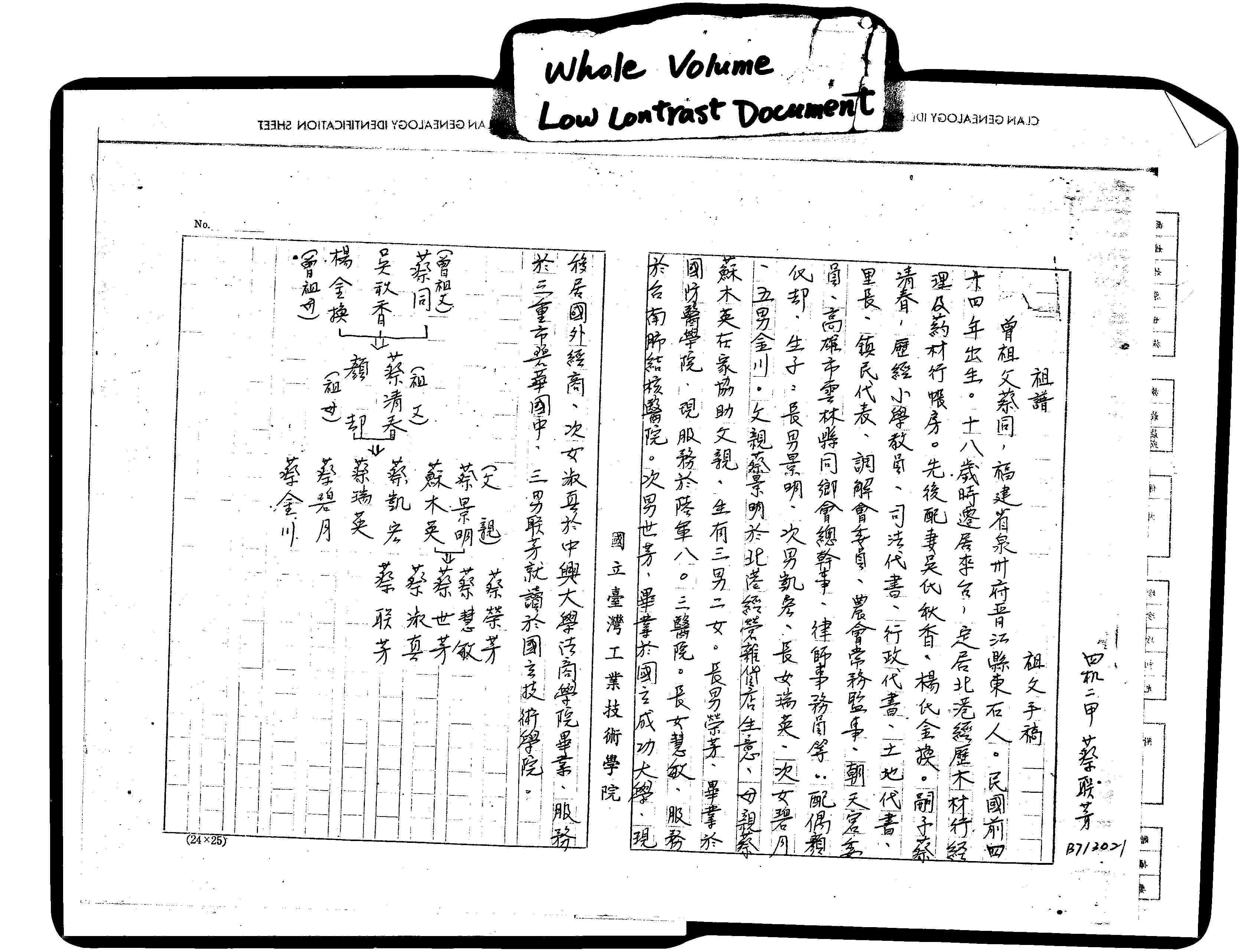 家谱第一张图片