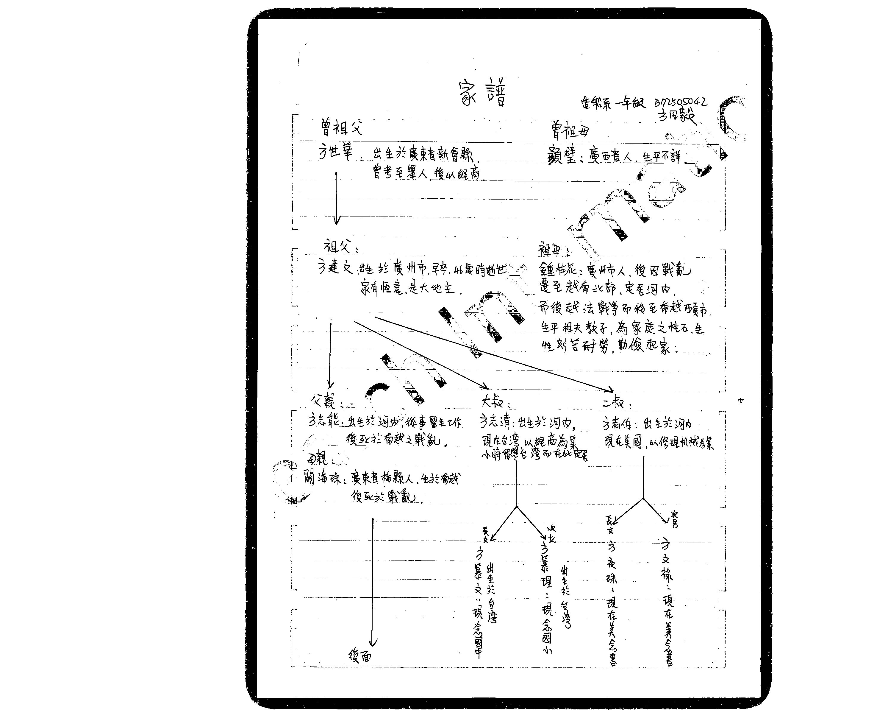 家谱第一张图片