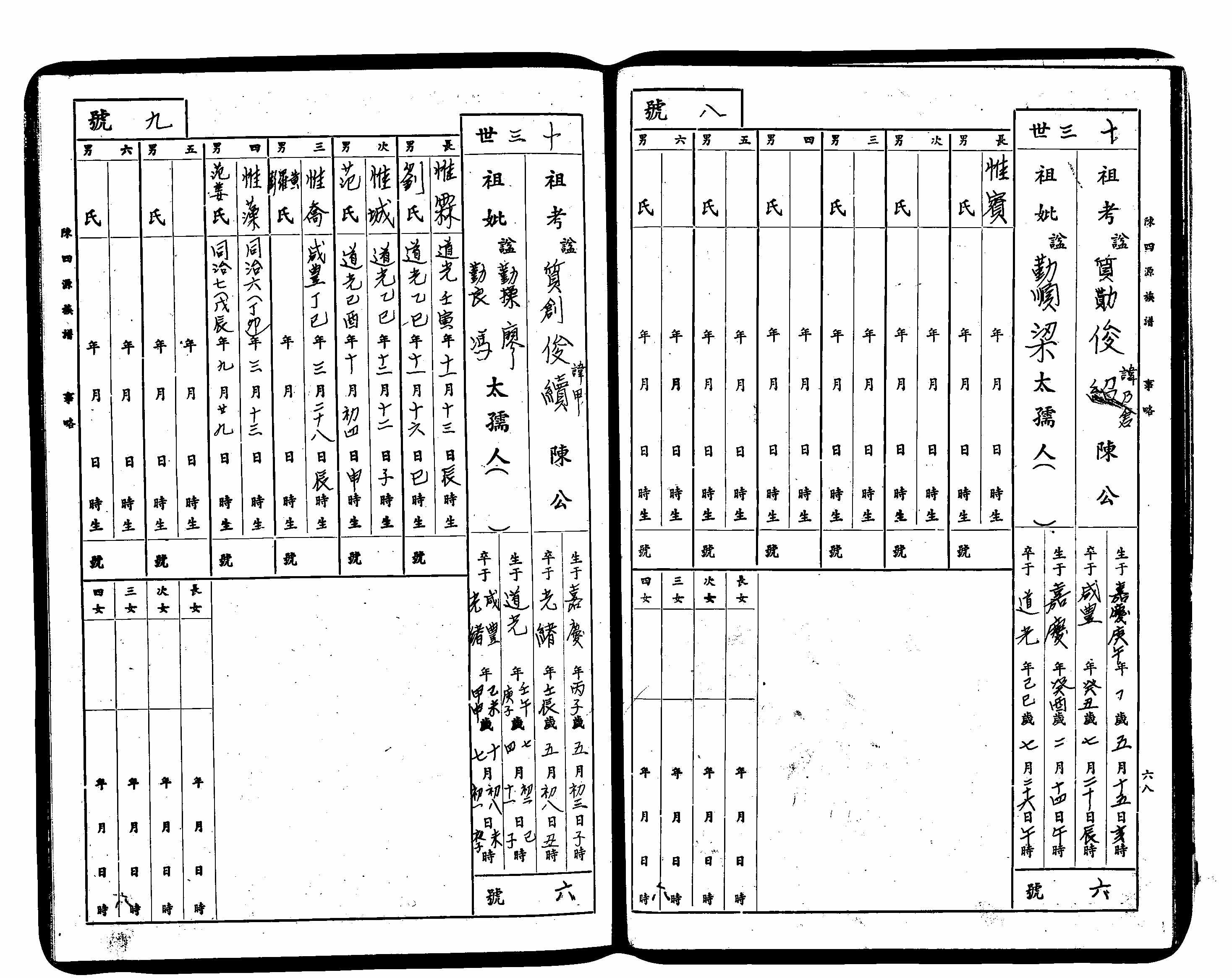 家谱第一张图片