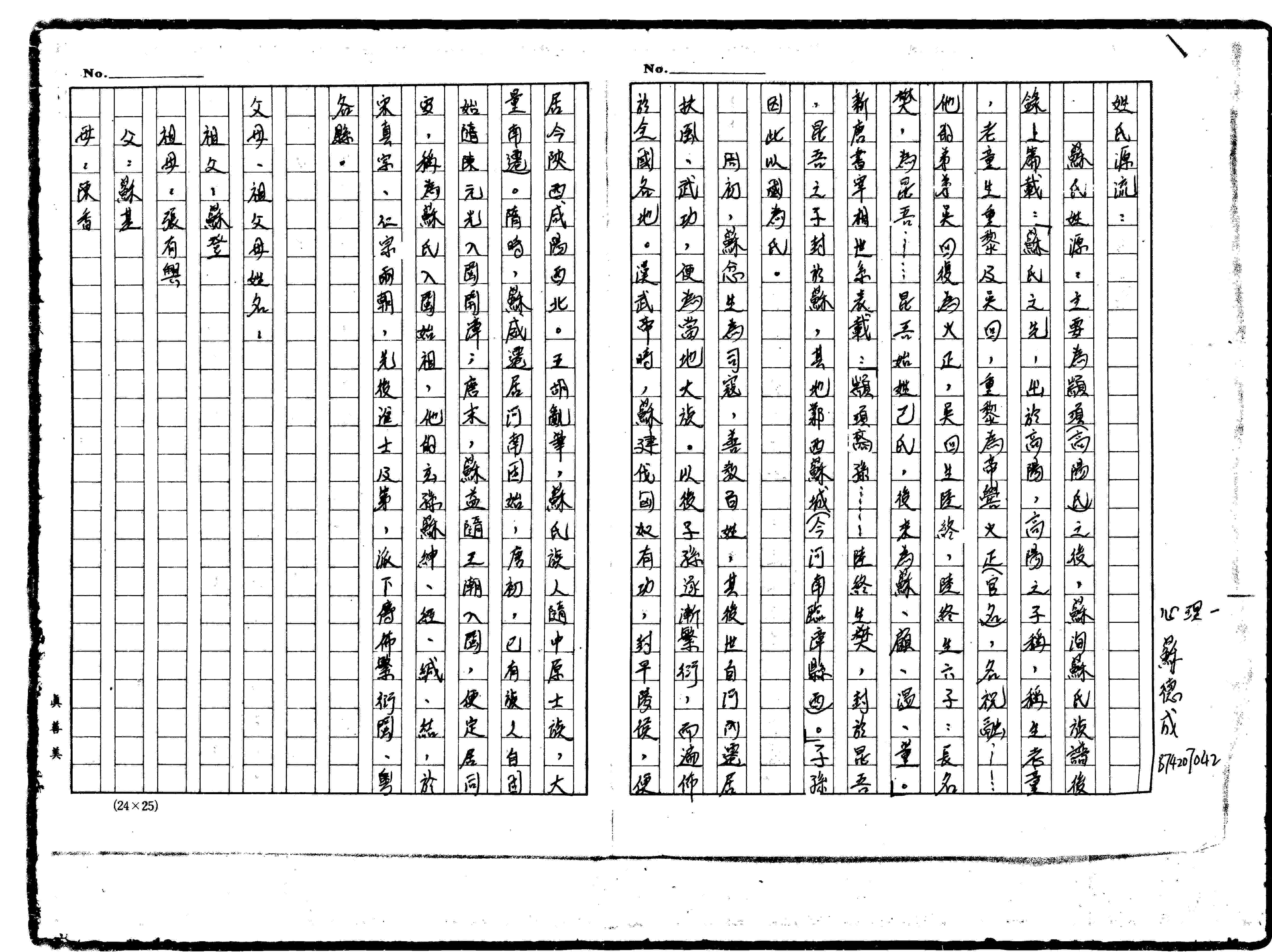 家谱第一张图片