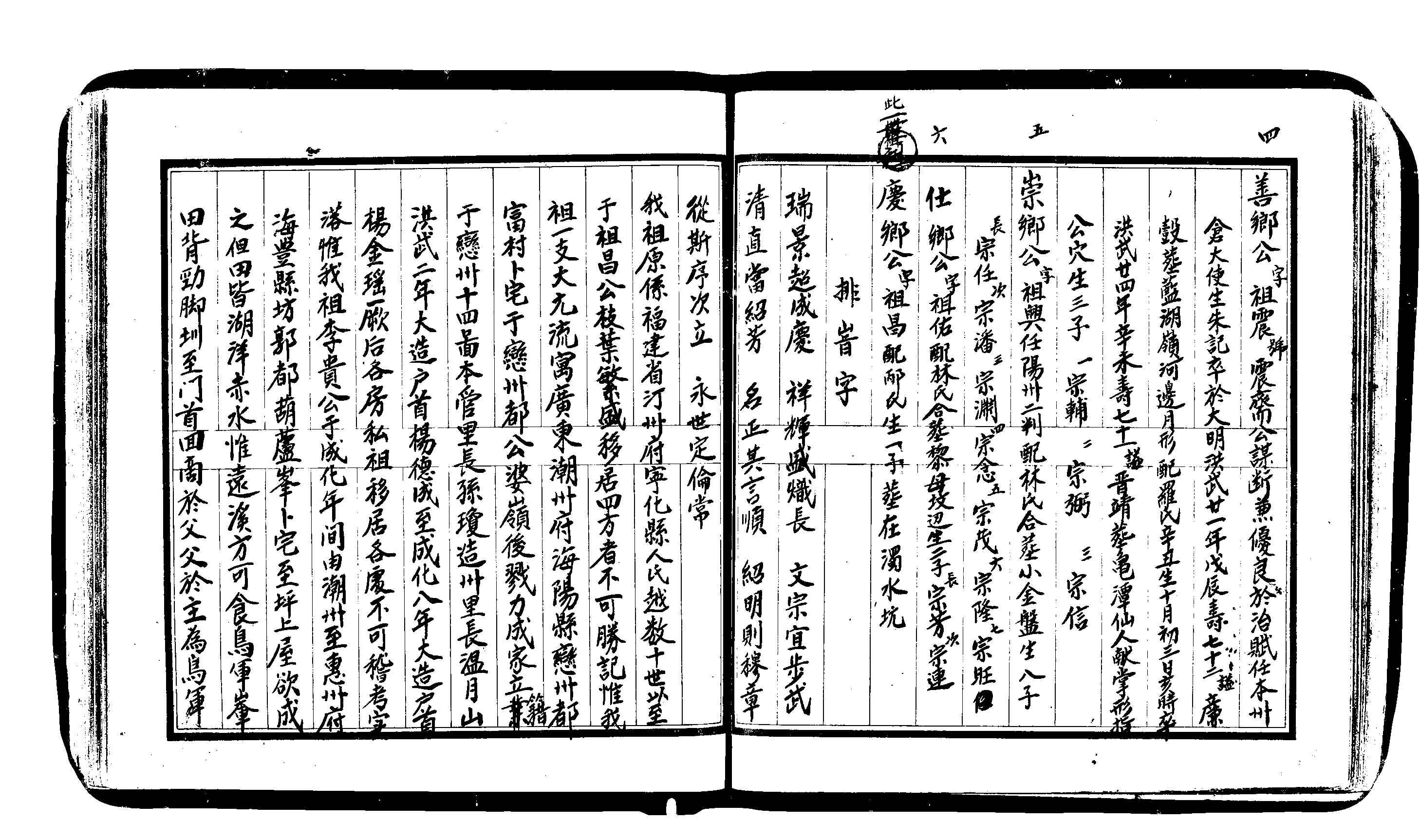 家谱第一张图片