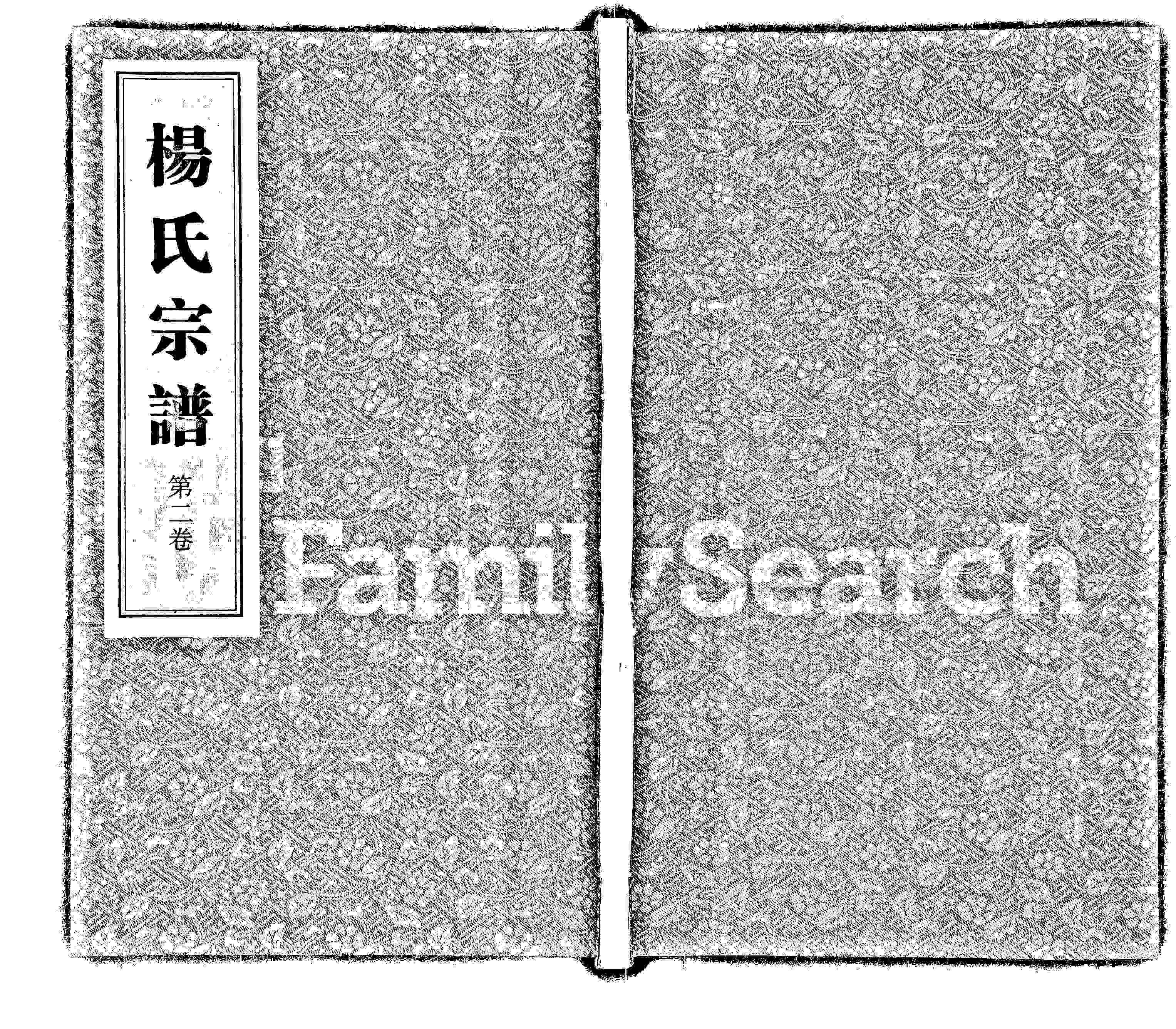 家谱第一张图片