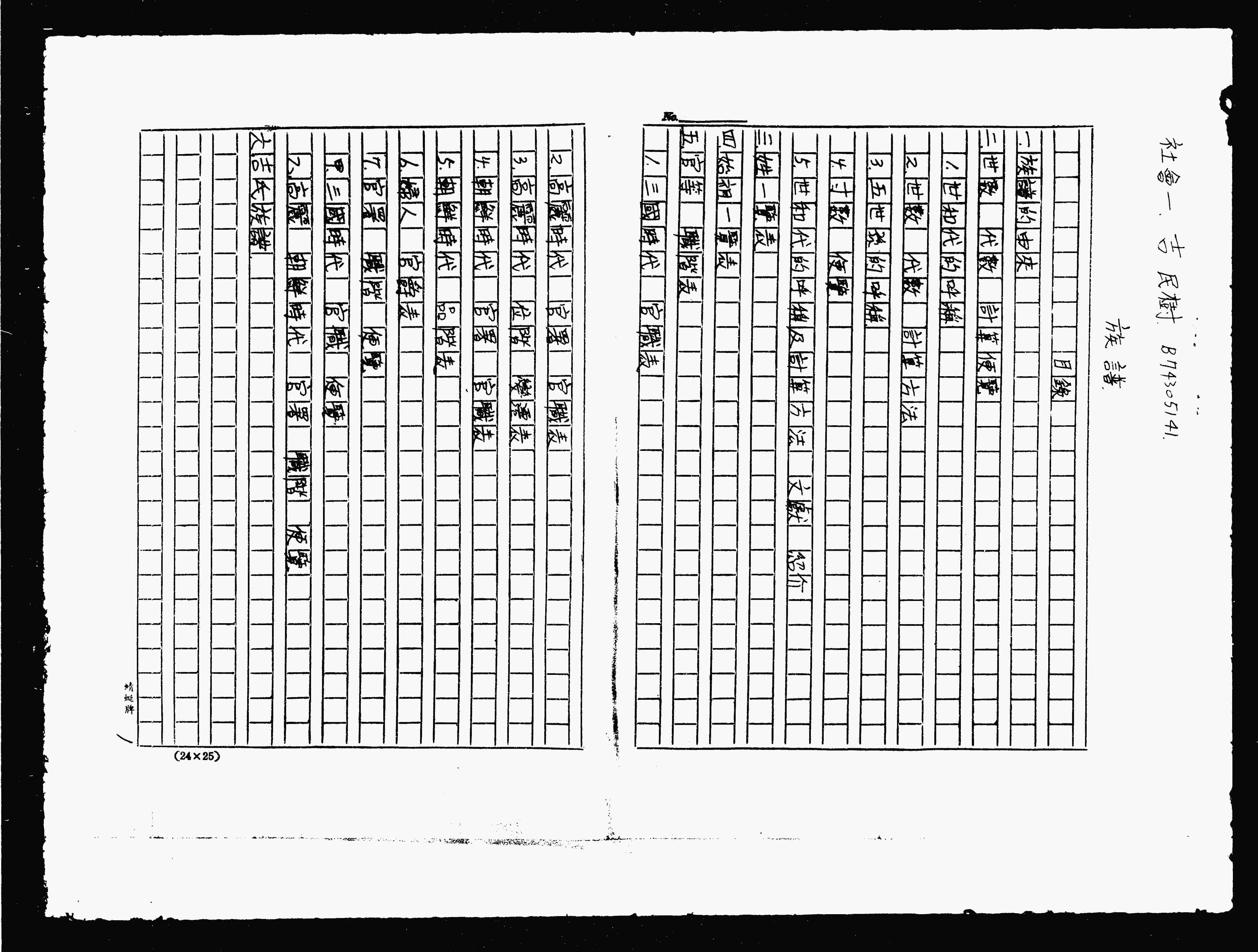 家谱第一张图片