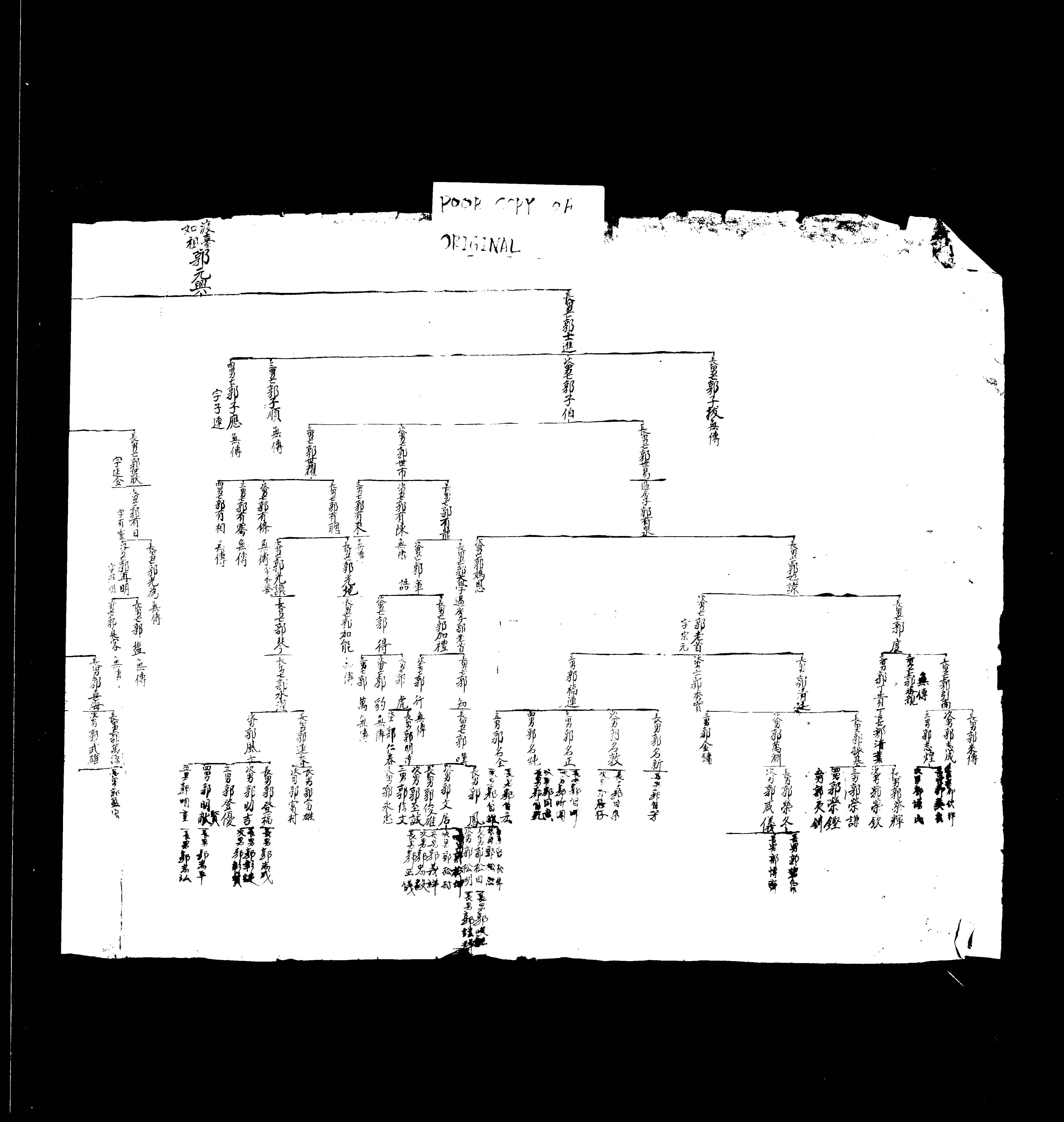 家谱第一张图片