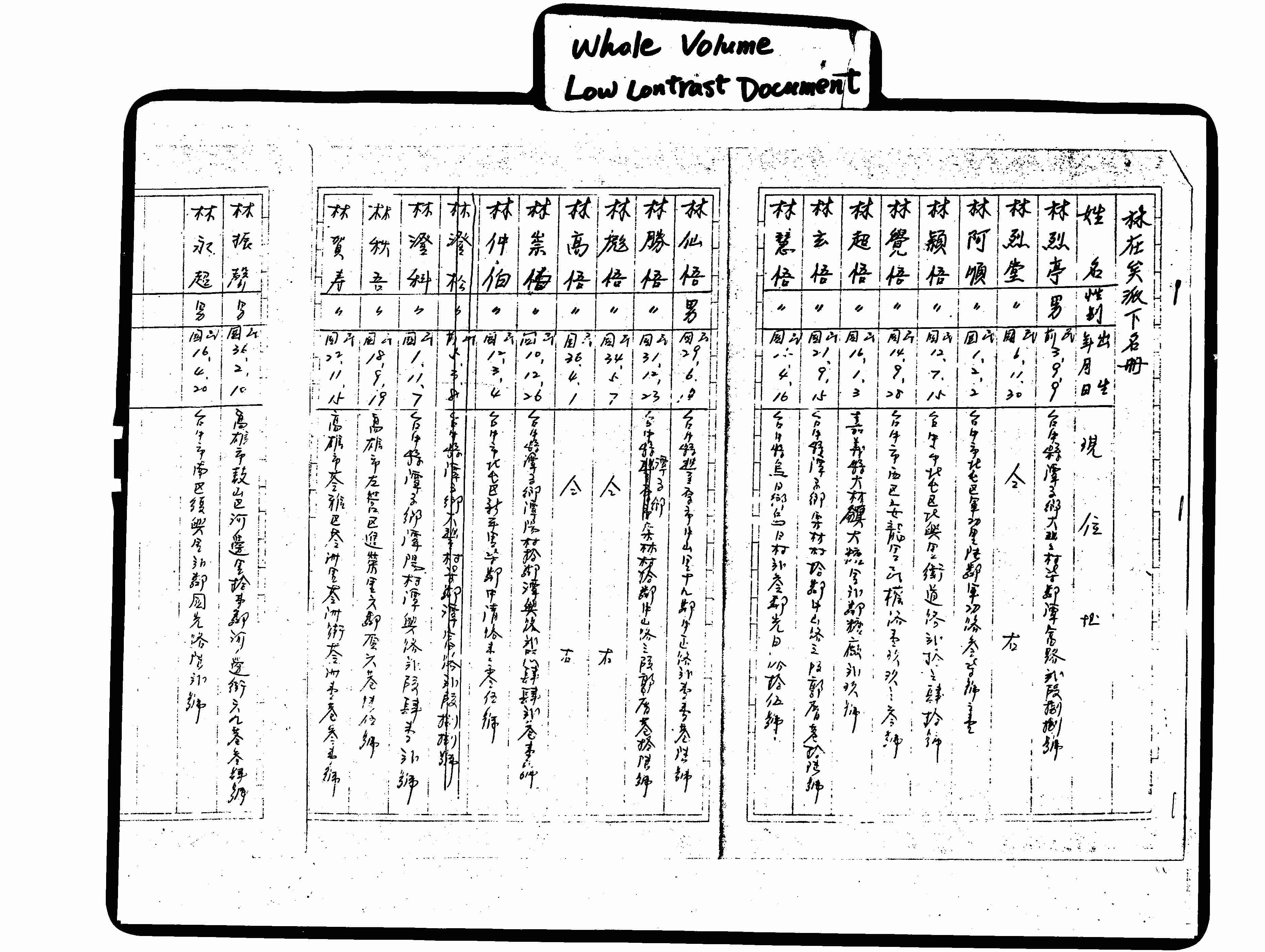 家谱第一张图片