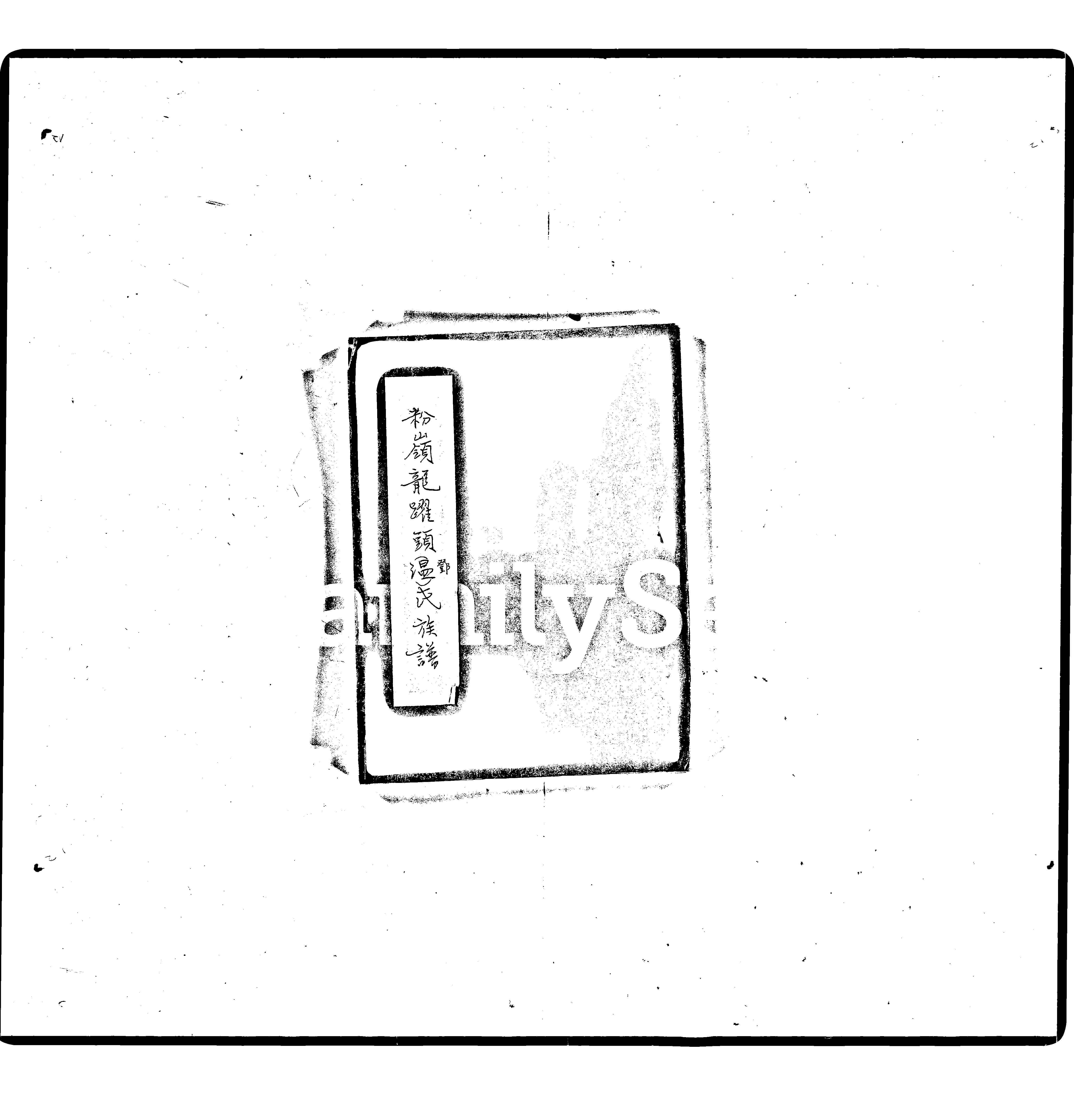 家谱第一张图片