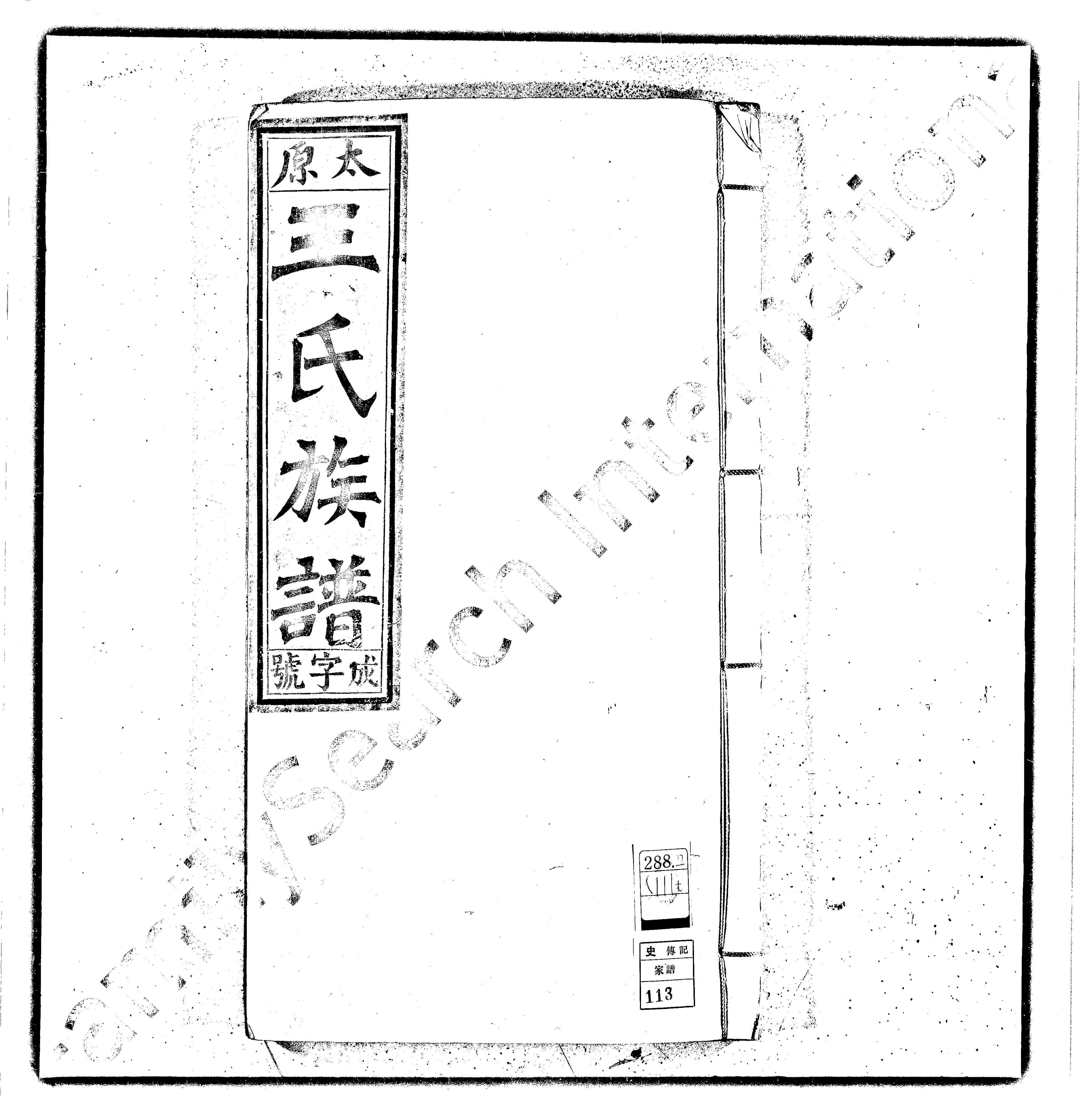家谱第一张图片