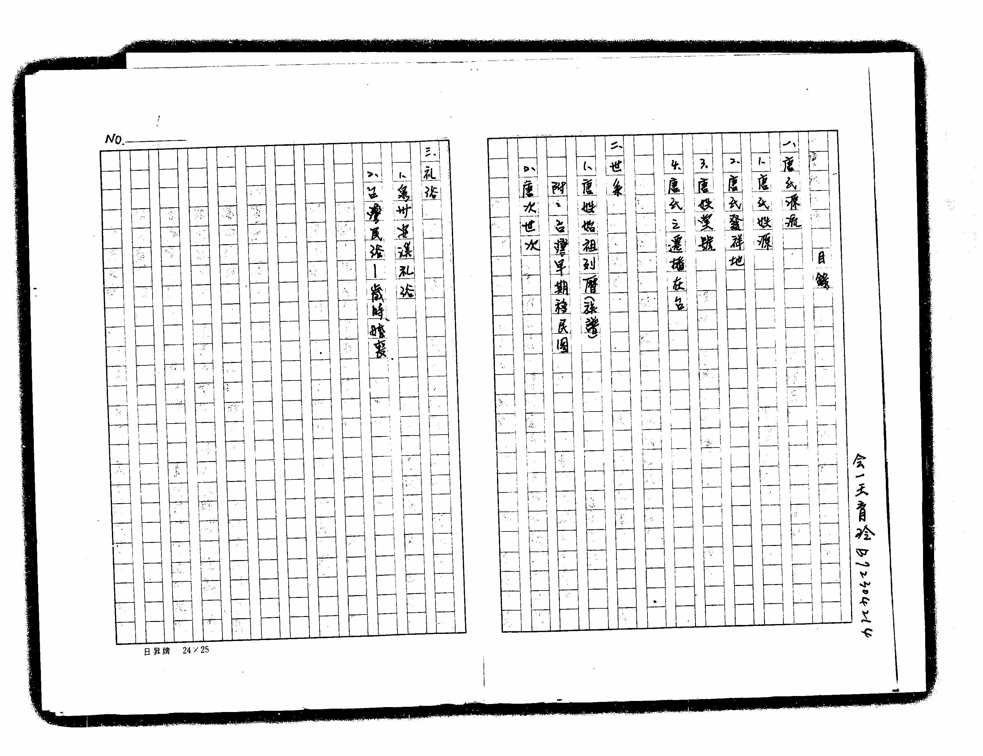 家谱第一张图片